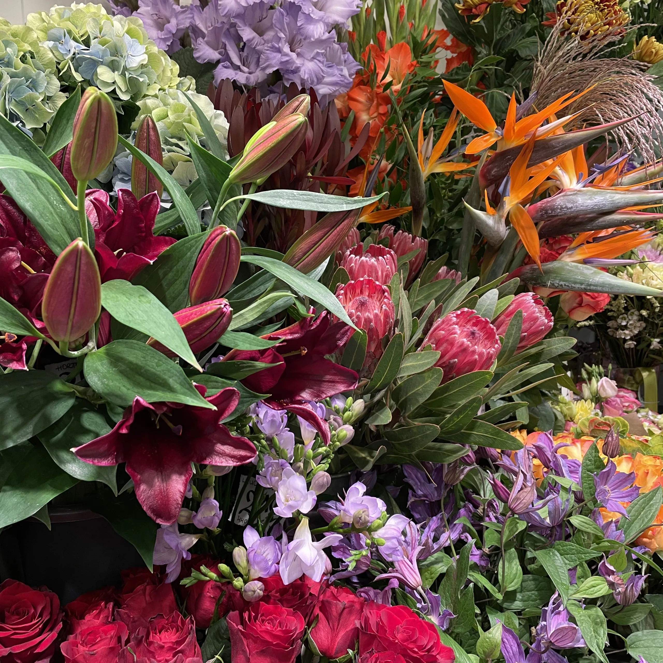 A florist's fantasy bouquet in dark tones - Image 4