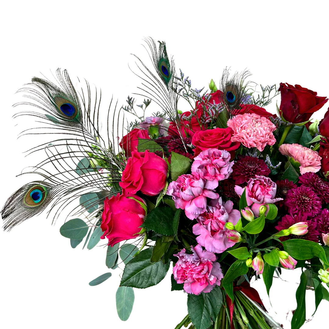 A florist's fantasy bouquet in dark tones - Image 3