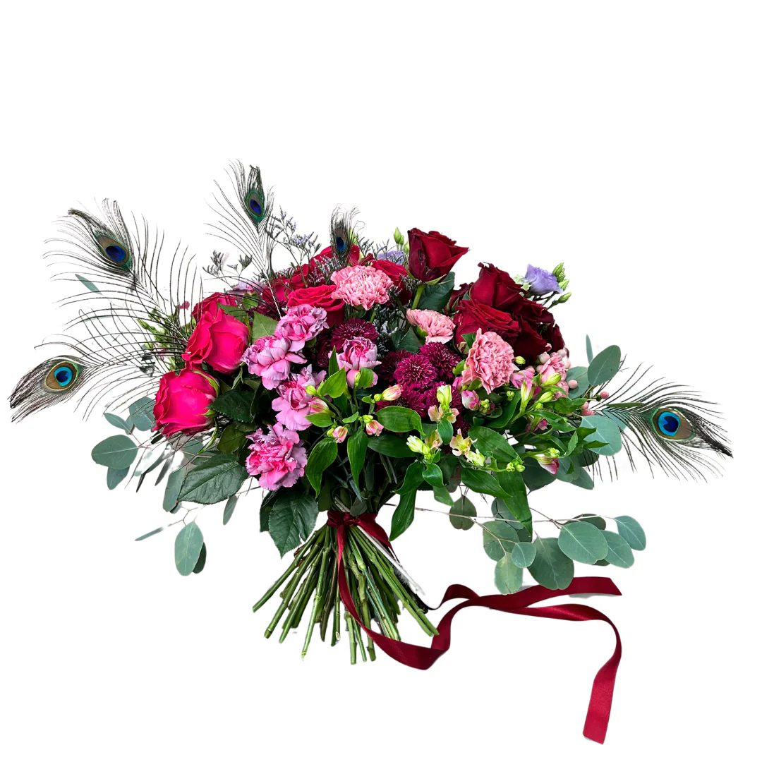 A florist's fantasy bouquet in dark tones - Image 2